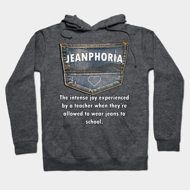 Teacher Funny Definition JEANPHORIA Vintage Jean Lover Gifts Hoodie by tamdevo1